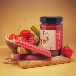 Confiture de fraise rhubarbe